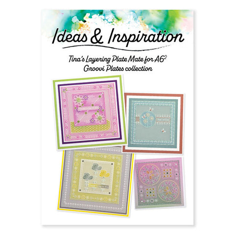 Tina's Layering Plate Mate for A6 Square Plates Ideas & Inspiration Booklet