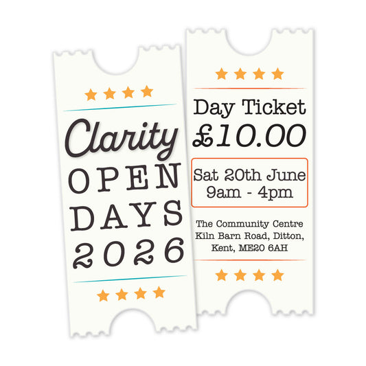 Clarity Open Day in Ditton (Nr Maidstone, Kent) - Saturday 20th June 2026