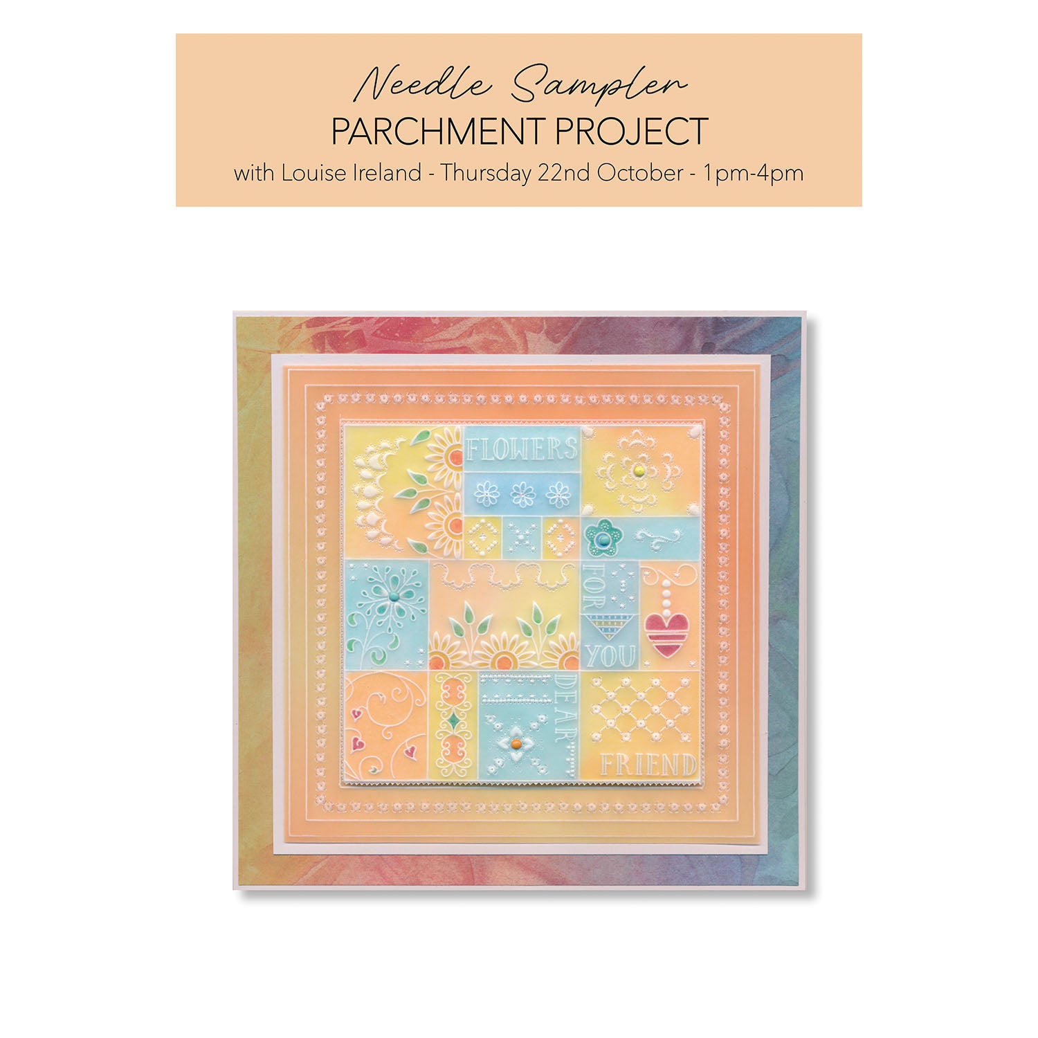 Online Workshop: Needle Sampler Parchment Project with Louise Ireland - 22nd October 2026