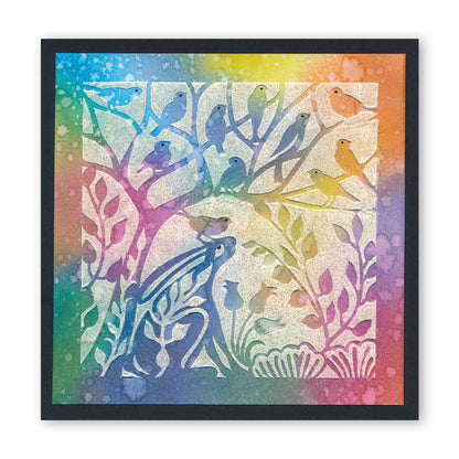 Make a Wish 7" x 7" Stencil