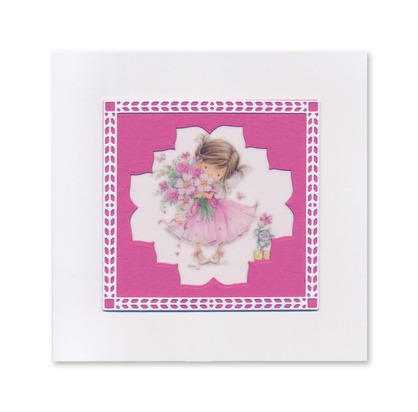 Mini Mandala Squares Set 2 Clarity Fresh Cut Die