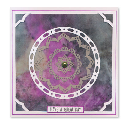 Mini Mandala Rings Clarity Fresh Cut Die Collection