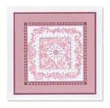 Mini Mandala Squares Clarity Fresh Cut Die Collection