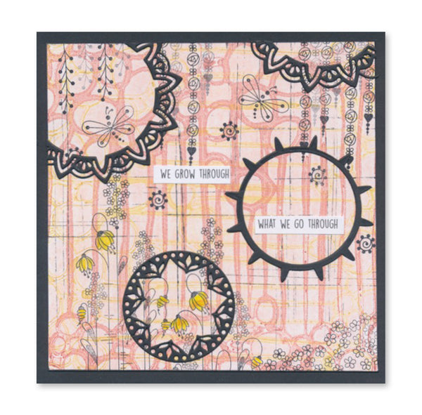 Mini Mandala Rings Set 3 Clarity Fresh Cut Die – Claritystamp