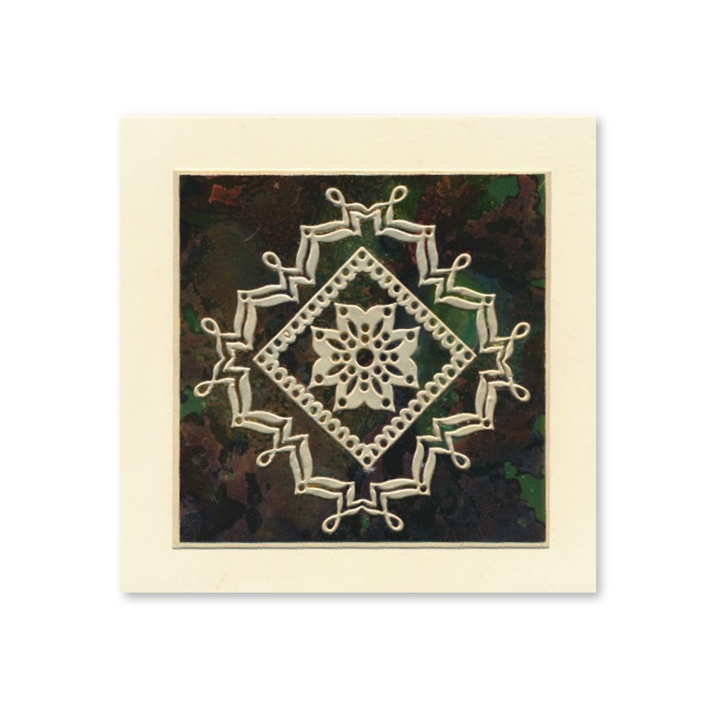 Mini Mandala Squares Set 2 Clarity Fresh Cut Die