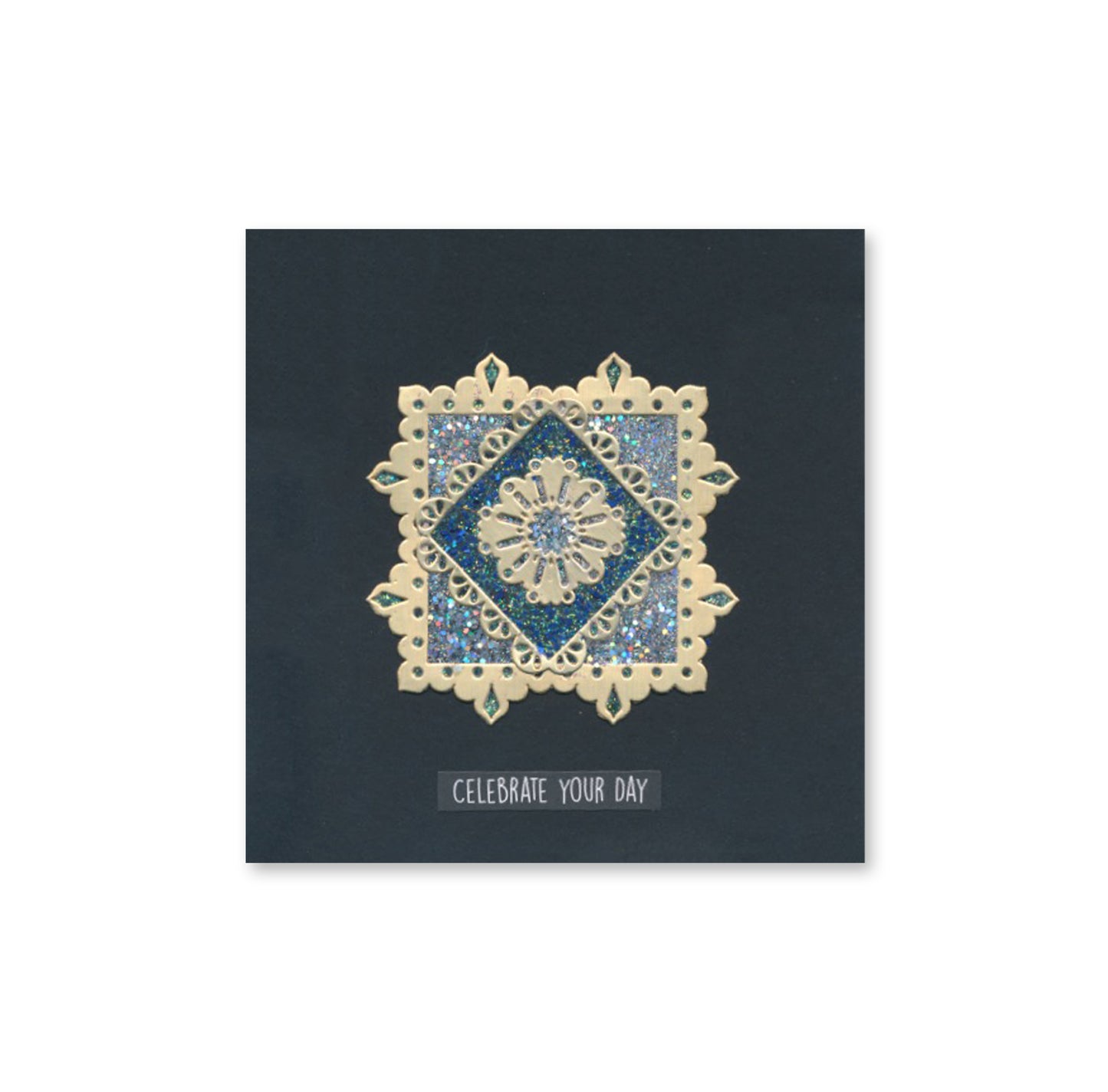 Mini Mandala Squares Set 4 Clarity Fresh Cut Die