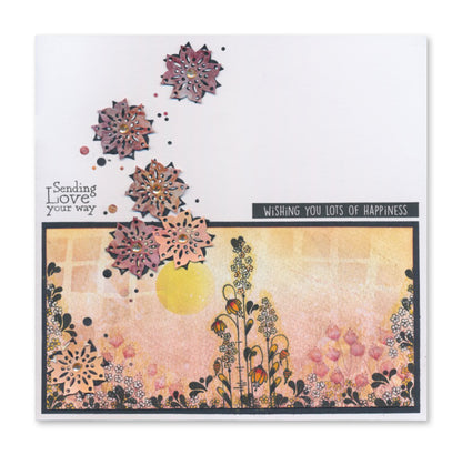 Mini Mandala Squares Clarity Fresh Cut Die Collection