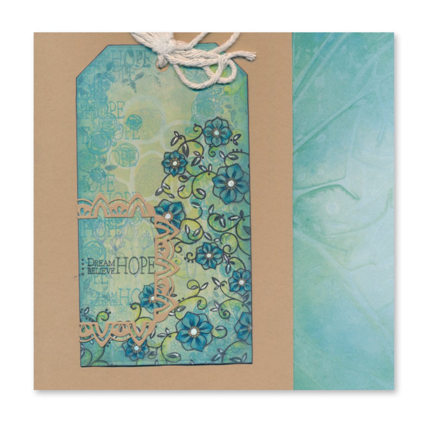 Mini Mandala Squares Clarity Fresh Cut Die Collection