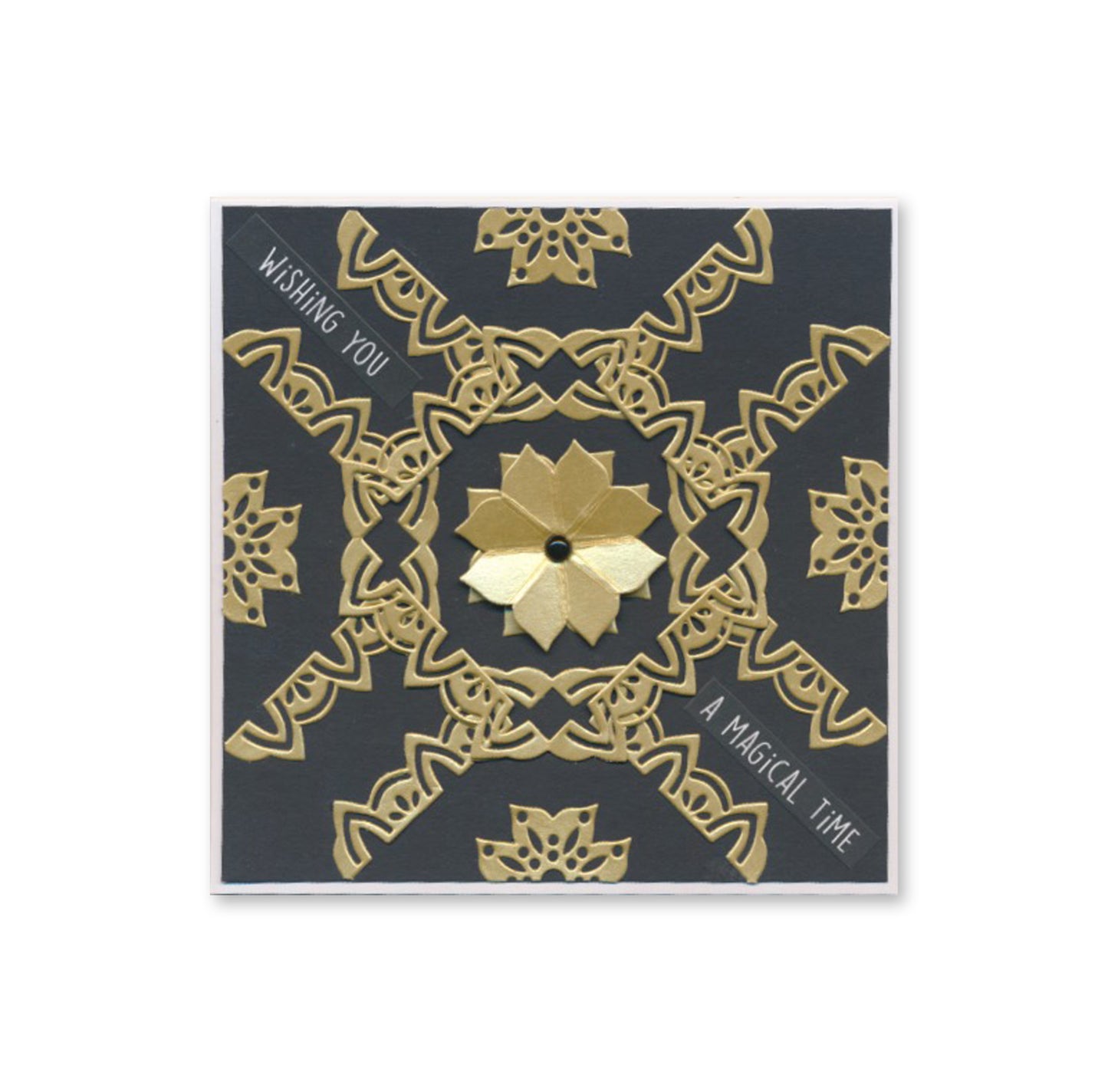 Mini Mandala Squares Set 3 Clarity Fresh Cut Die