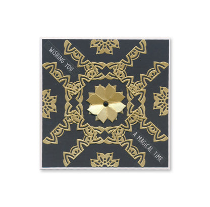 Mini Mandala Squares Set 3 Clarity Fresh Cut Die