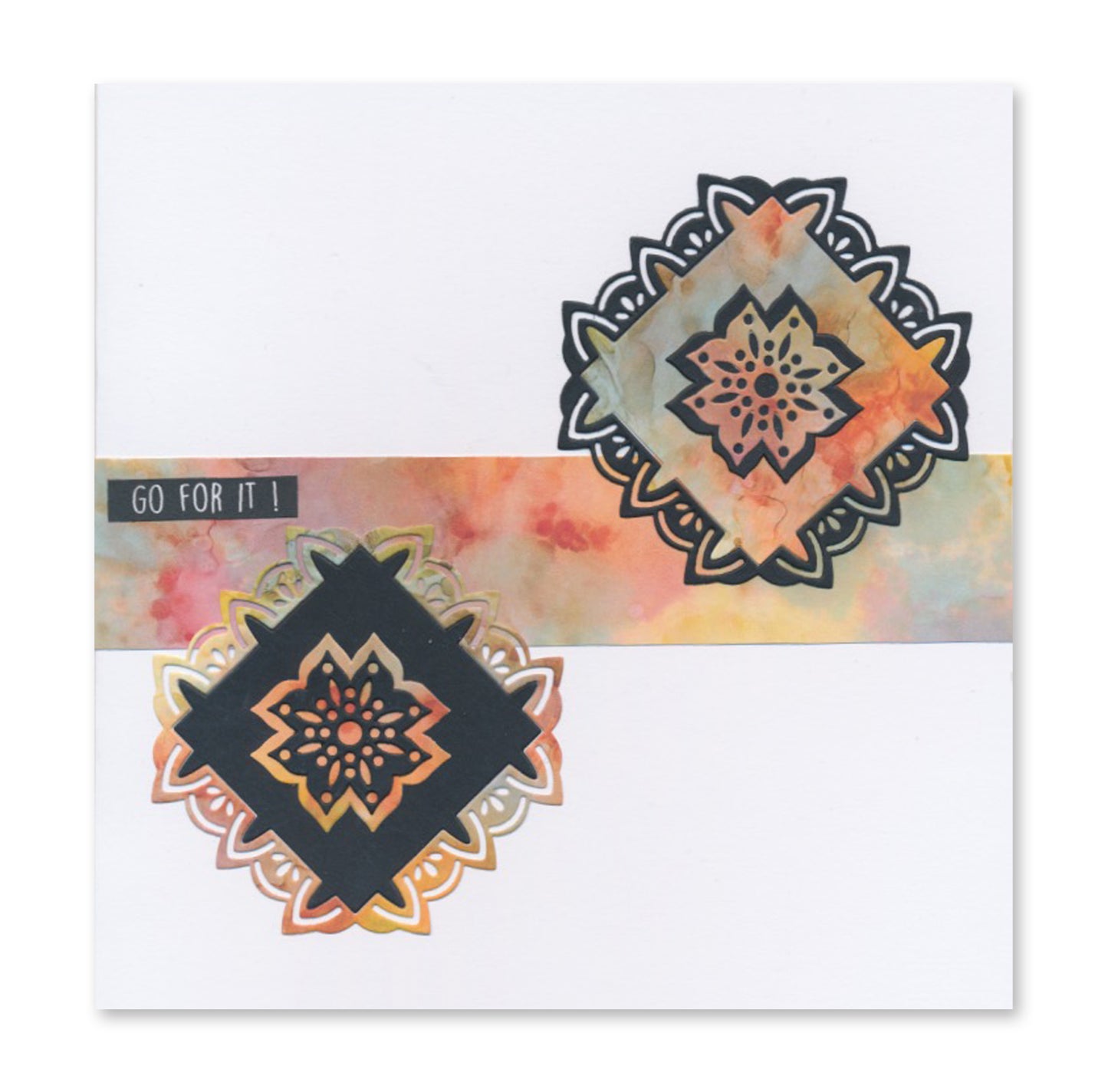 Mini Mandala Squares Clarity Fresh Cut Die Collection