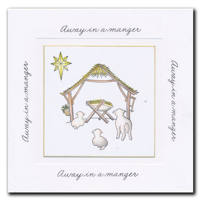 Linda's Away in a Manger - Christmas Compendium A6 Stamp Set