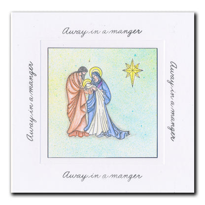 Linda's Away in a Manger - Christmas Compendium A6 Stamp Set