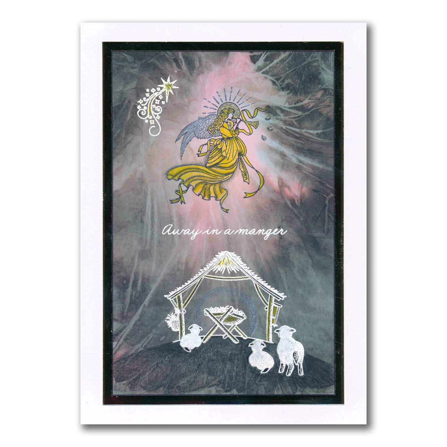 Linda's Away in a Manger - Christmas Compendium A6 Stamp Set