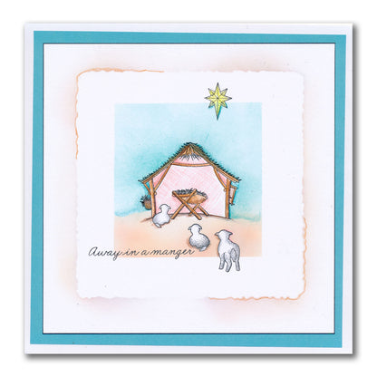 Linda's Away in a Manger - Christmas Compendium A6 Stamp Set