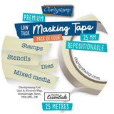 4 Rolls of Clarity Low Tack Masking Tape