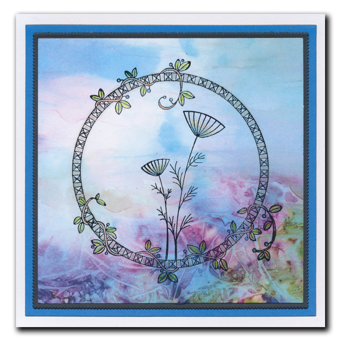 Meadow Grasses A5 Square Stamp Set