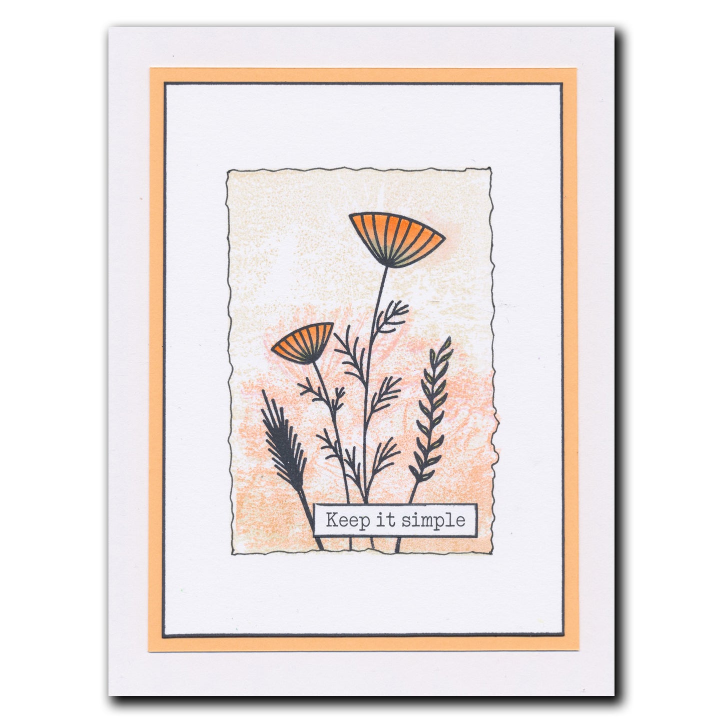 Meadow Grasses A5 Square Stamp Set