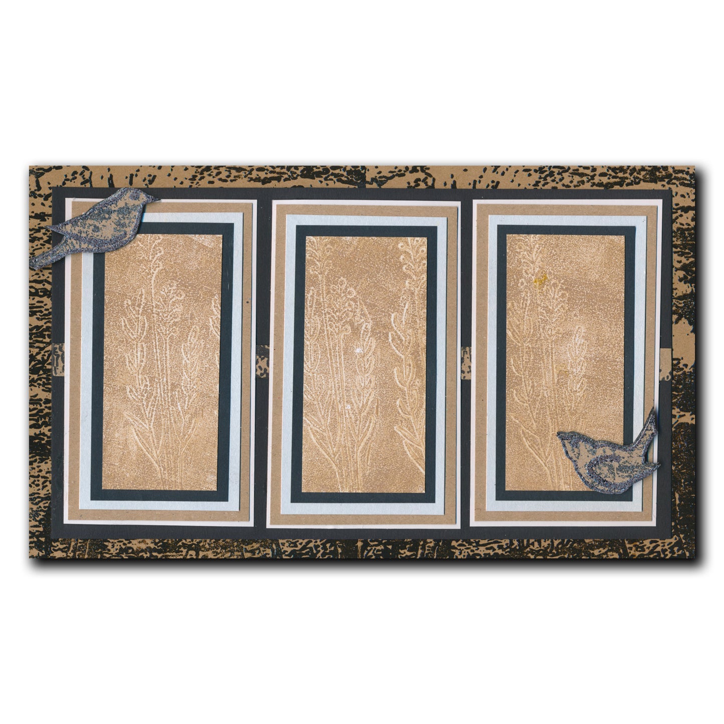 Meadow Grasses A5 Square Stamp Set