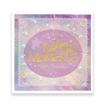 Mel's Magic Moments A5 Square Groovi Plate