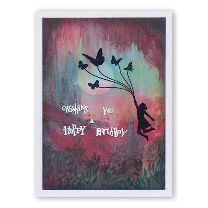 Mini Word Chains 03 & 04 - Birthday & Wedding Stamp Set