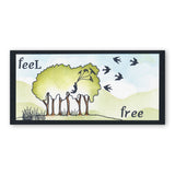 Grove Trees Outline & Family Miniatures A6 Stamp & Mask Duo