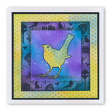 Bird Outline & Garden Miniatures A6 Stamp & Mask Duo