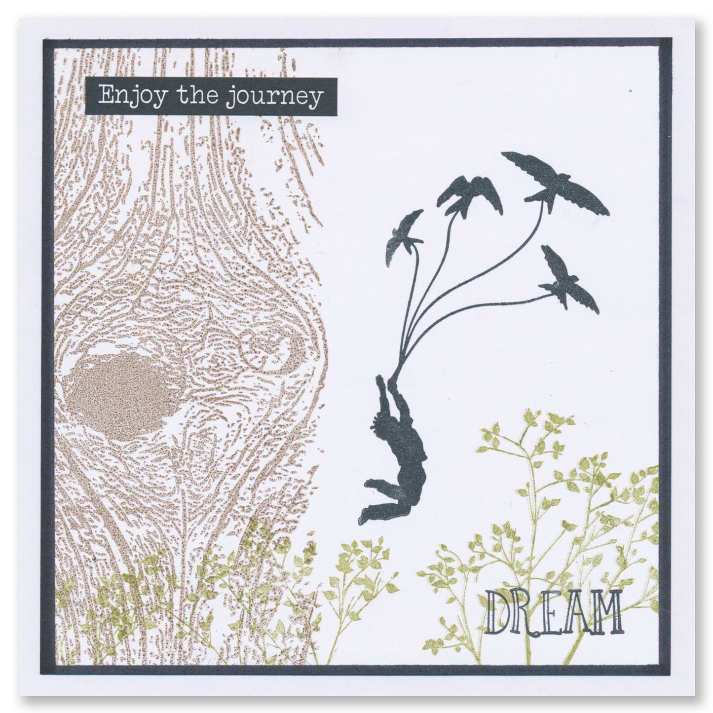 Trees - Nature - Mixed Impressions A5 Stamp Set