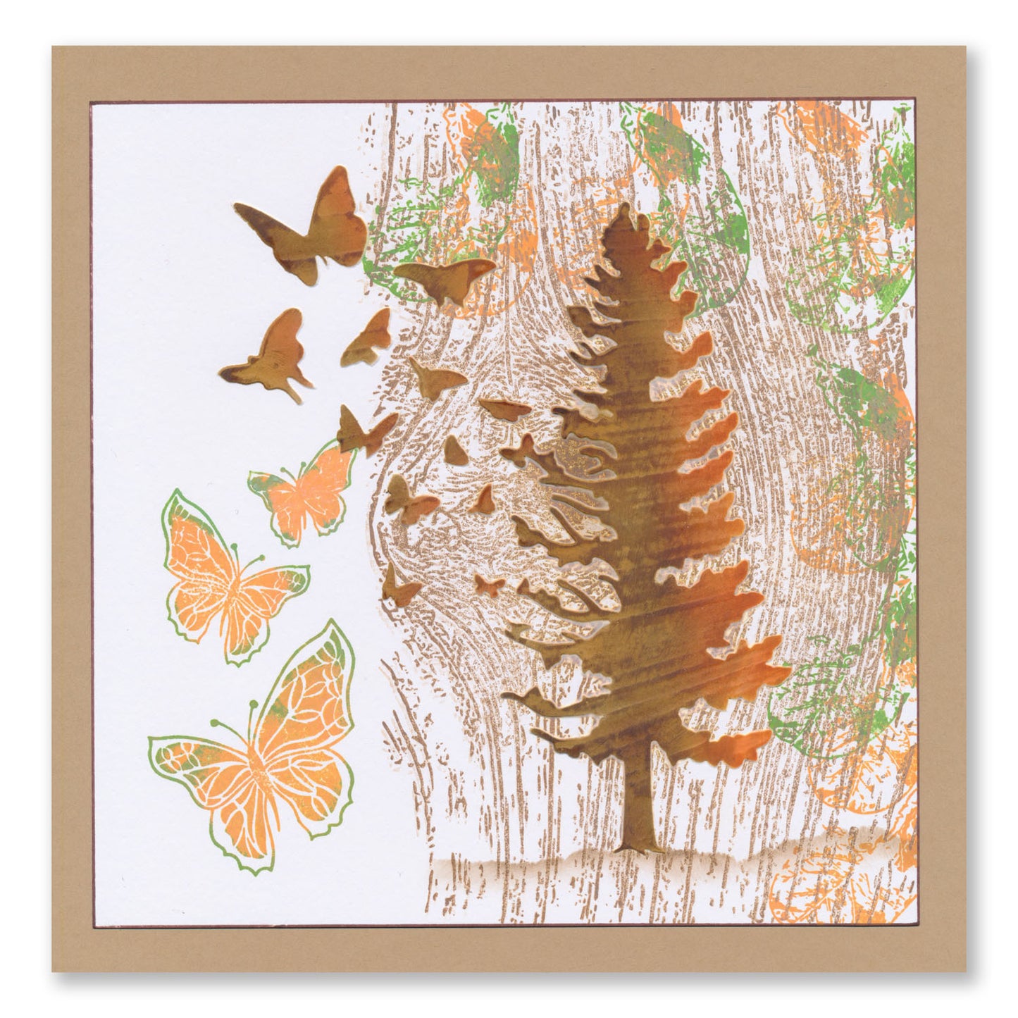 Trees - Nature - Mixed Impressions A5 Stamp Set