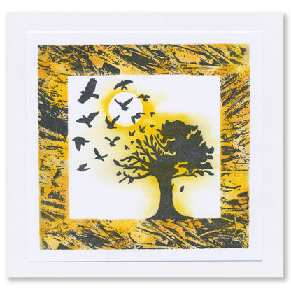 Trees - Nature - Mixed Impressions A5 Stamp Set