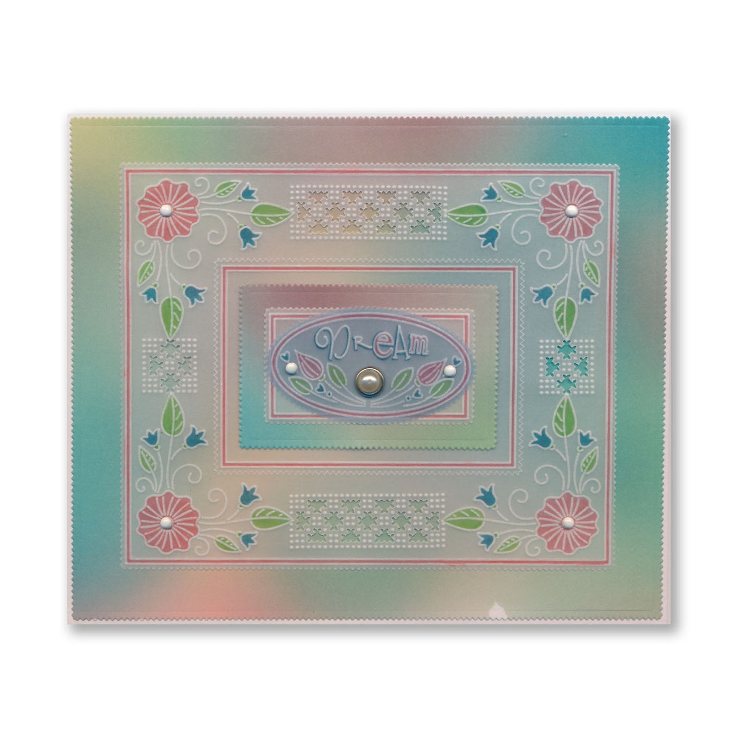 Tina's Square Parchlets Trio A6 Square Groovi Baby Plate Set