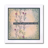 Abstract Layout, Infusions and Flowers Die, Stamp, Paper & Inspiration Collection