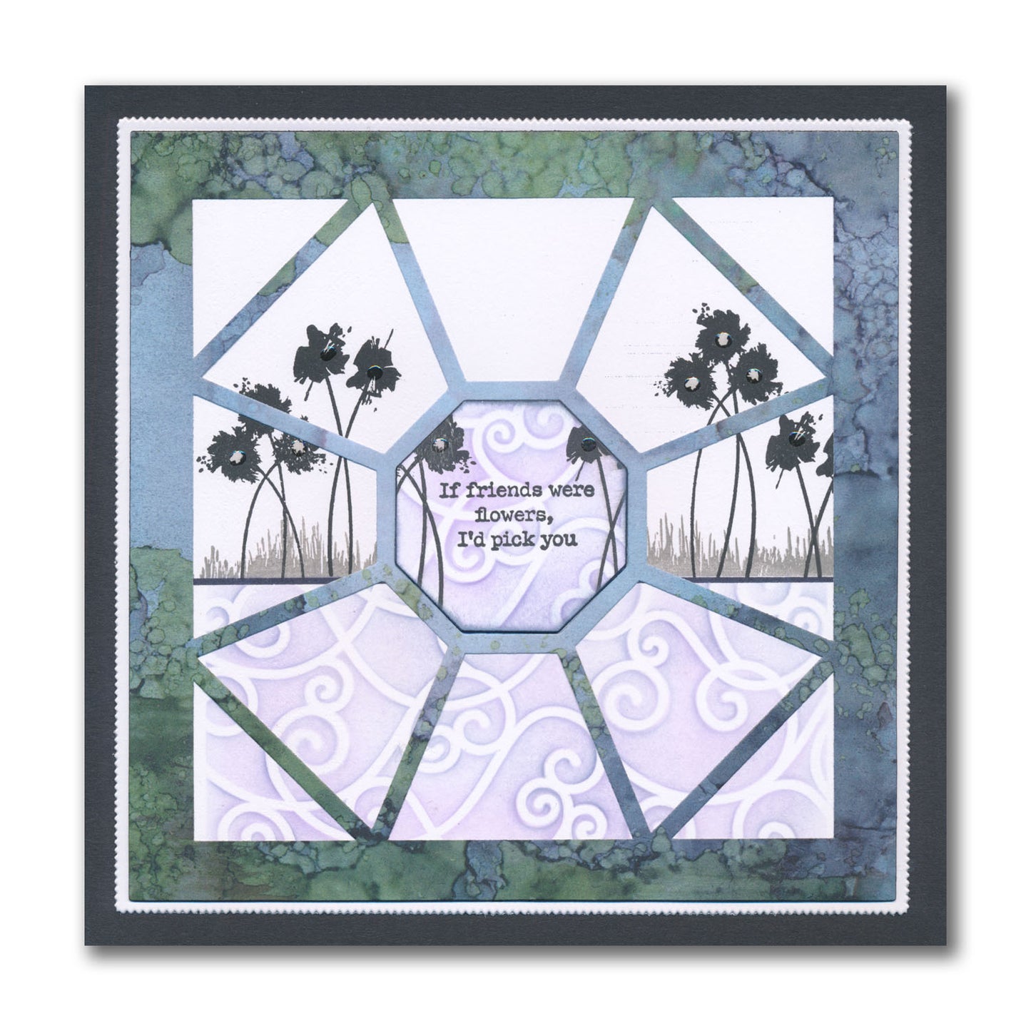 Abstract Layout 5 Aperture Die