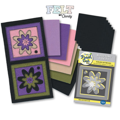Felt by Clarity - Funky Flower 1 Tile Kit