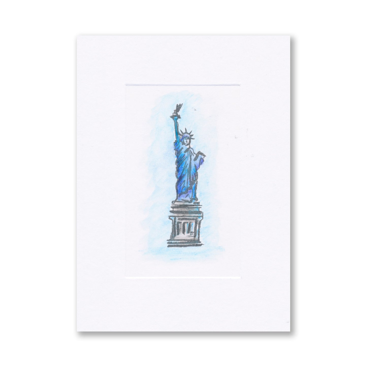 Barbara's Triangle People & Sketchy London, Paris & New York A5 Stamp Duo