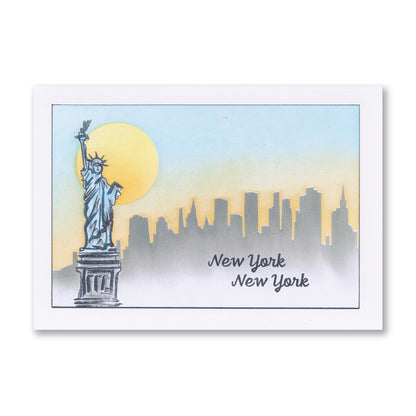 Barbara's Triangle People & Sketchy London, Paris & New York A5 Stamp Duo