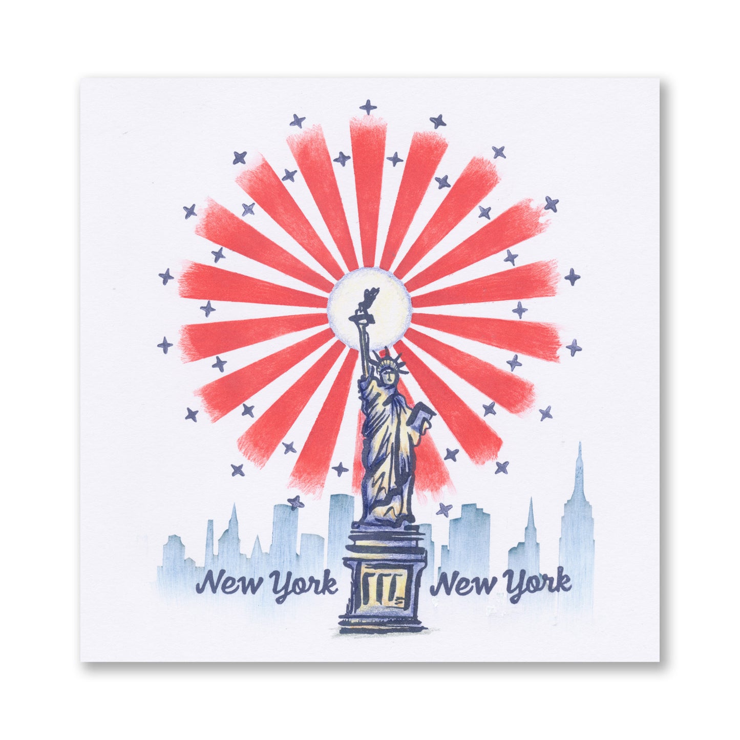 Barbara's Triangle People & Sketchy London, Paris & New York A5 Stamp Duo