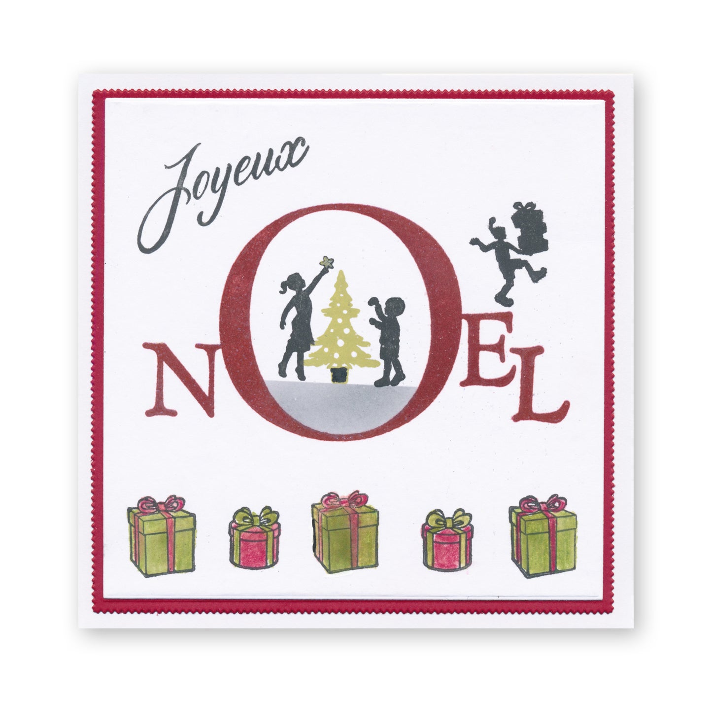 Peace & Noel Framer A5 Square Stamp & Mask Set Duo