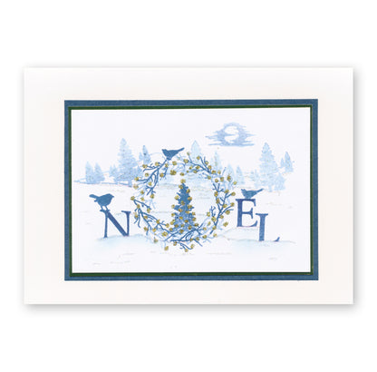 Peace & Noel Framer A5 Square Stamp & Mask Set Duo