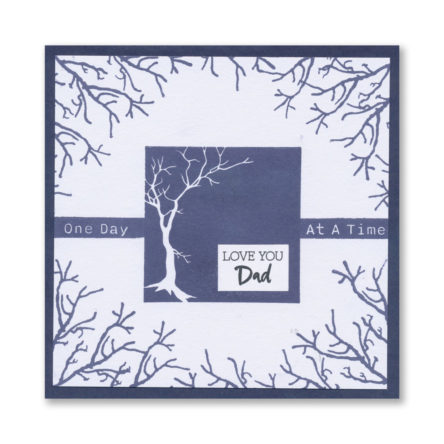 Square Tree Aperture - One Day at a Time A6 Stamp Set