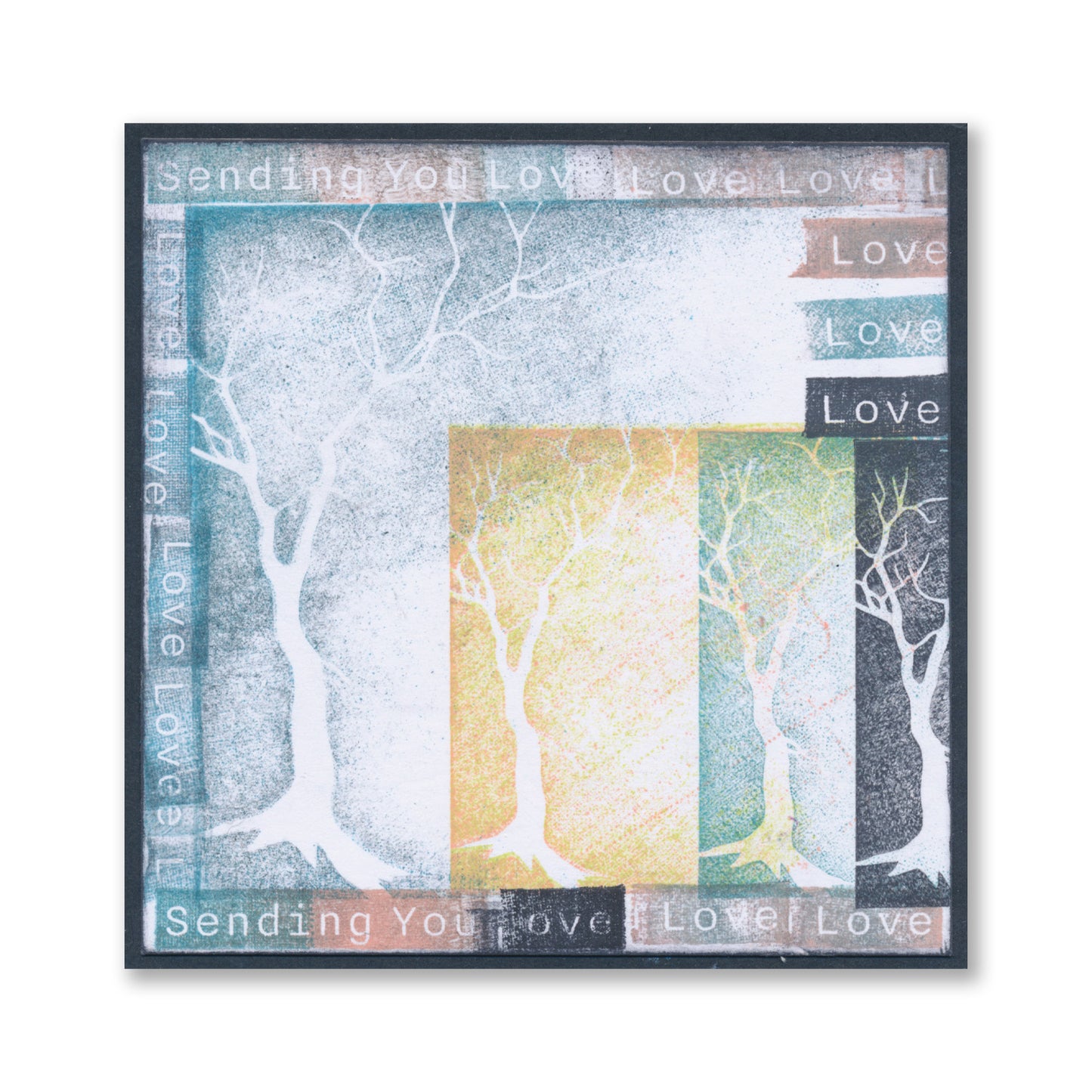 Square Tree Aperture - One Day at a Time A6 Stamp Set