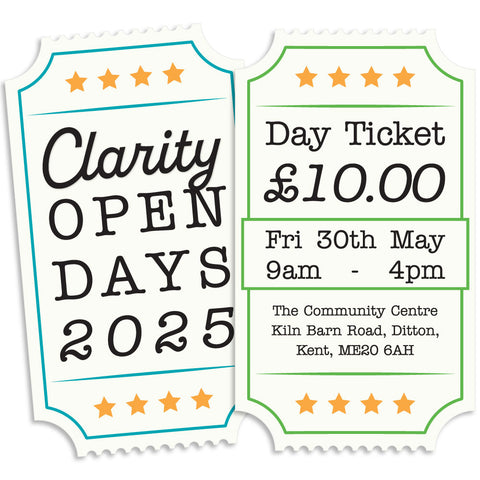 Clarity Open Day in Ditton (Nr Maidstone, Kent) - Friday 30th May 2025