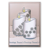 Candle Outline & Nativity Miniatures A6 Stamp & Mask Duo