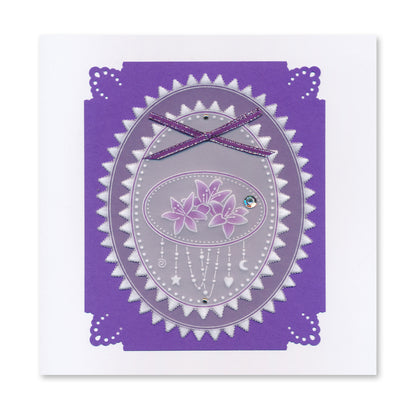 Jazz's Happy Anniversary Toppers & Tags A4 Square Groovi Plate