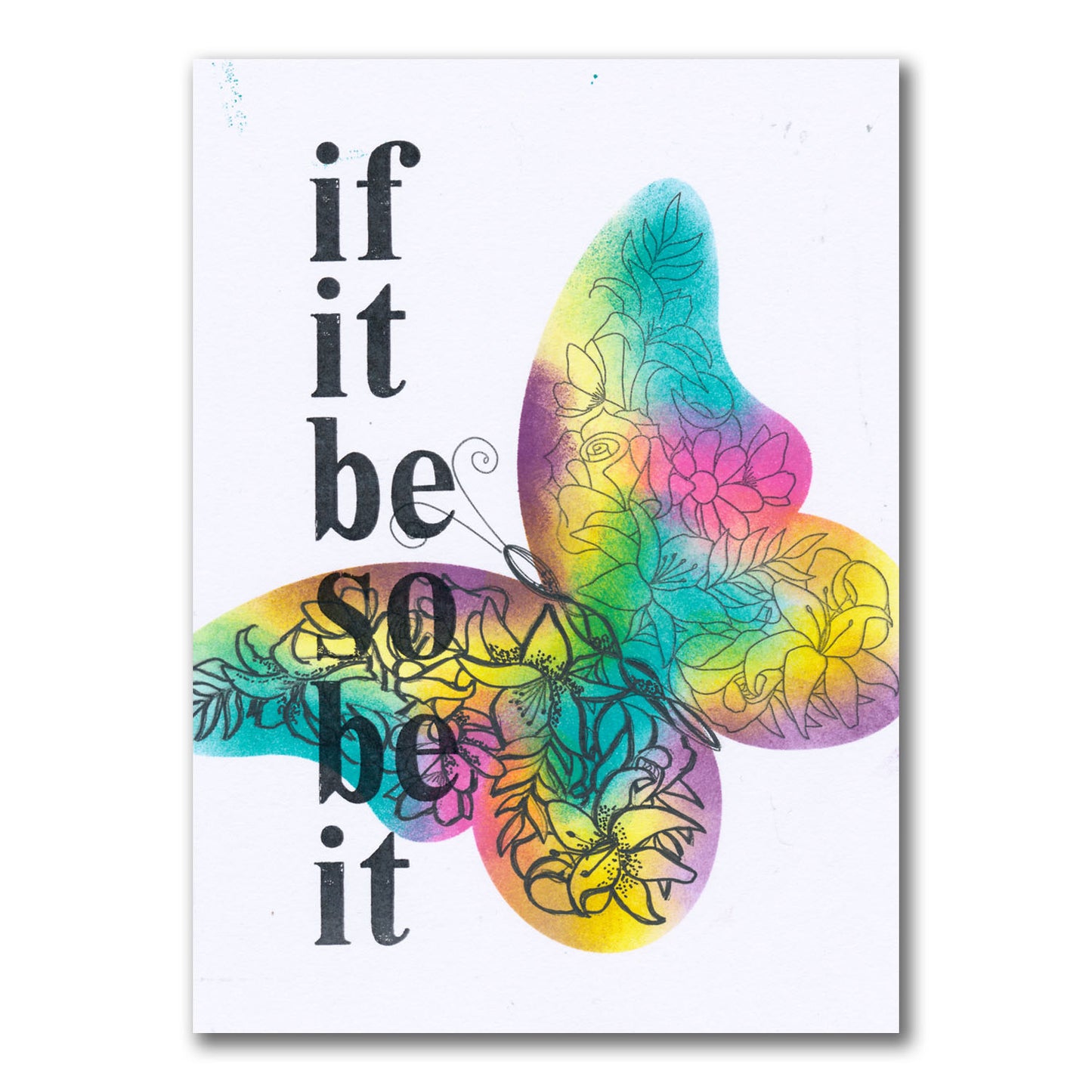 Set 1 - Quotes - One Day at a Time - Printed Postcards