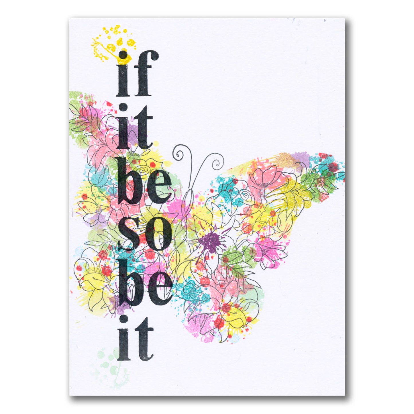 Set 1 - Quotes - One Day at a Time - Printed Postcards