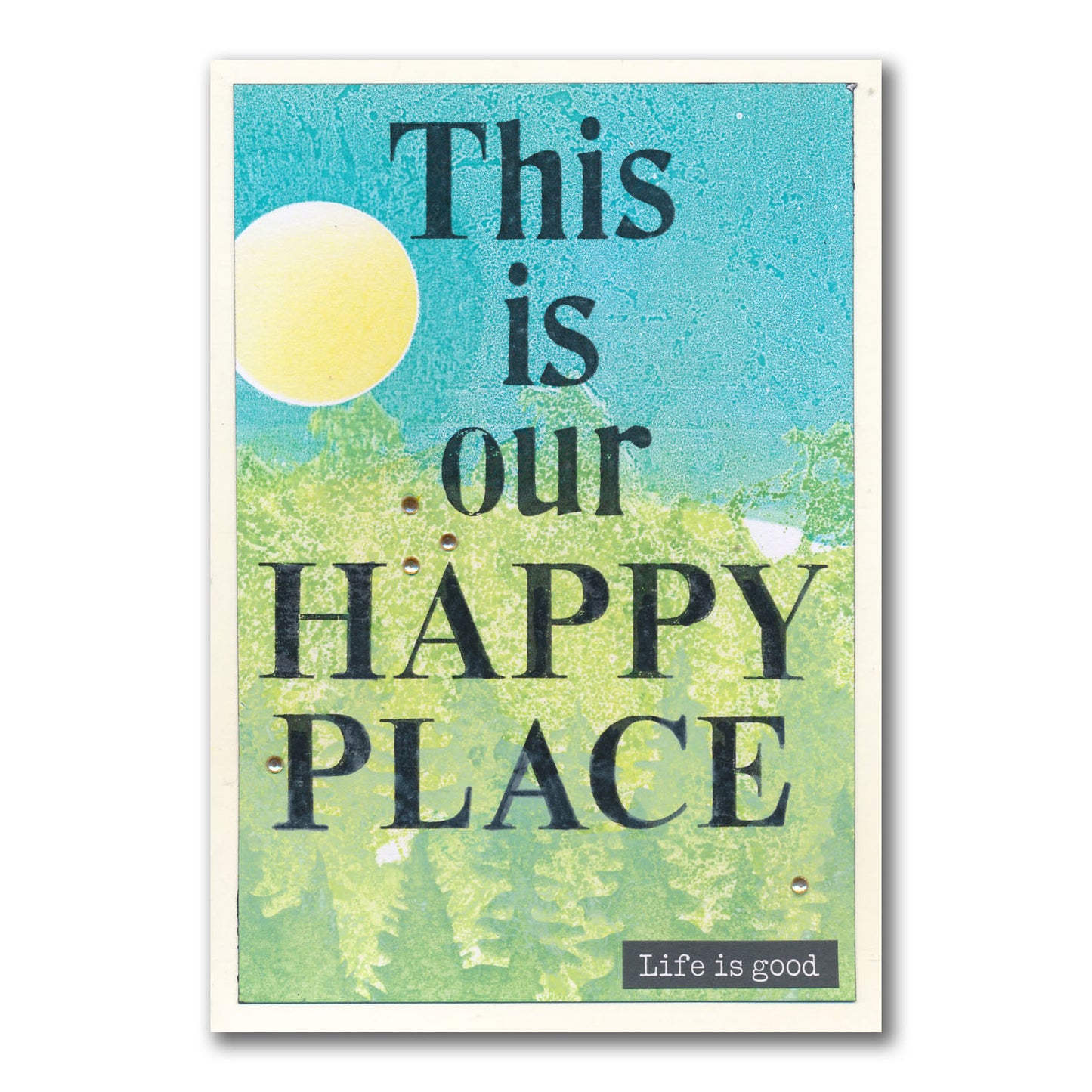 Set 3 - Quotes - Our Happy Place - Printed Postcards