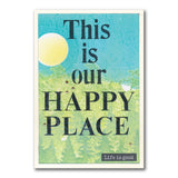 Our Happy Place - Slow Down with Clarity Quotes Set 3 A5 Square Stamp & Postcards Duo