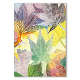 Pinky Gray - Vibrant - Botanical Monoprint Greeting Cards & Envelopes