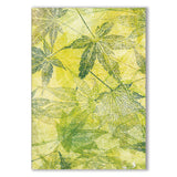 Pinky Gray - Rustic - Botanical Monoprint Greeting Cards & Envelopes